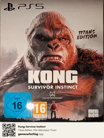 Kong: Survivor Instinct PlayStation 5, Germany box front