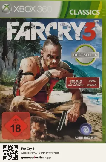Far Cry 3 Xbox 360, Germany box front
