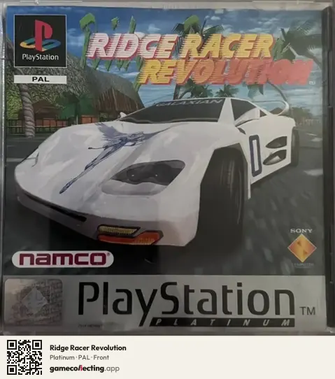 Ridge Racer Revolution PlayStation, PAL box front