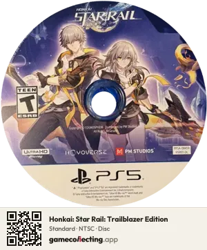 Honkai: Star Rail: Trailblazer Edition PlayStation 5, NTSC disc