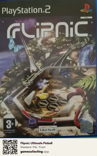 Flipnic: Ultimate Pinball PlayStation 2, PAL box front
