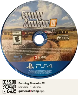 Farming Simulator 19 PlayStation 4, NTSC disc