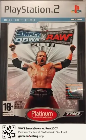 WWE SmackDown vs. Raw 2007 PlayStation 2, PAL box front