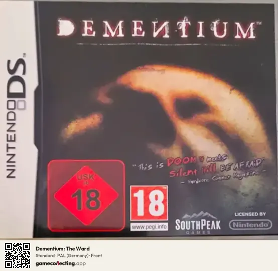 Dementium: The Ward Nintendo DS, Germany box front