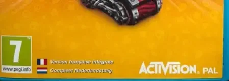 Skylanders: SuperChargers, the PEGI square on its front