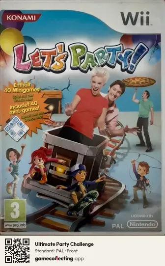 Ultimate Party Challenge Nintendo Wii, PAL box front