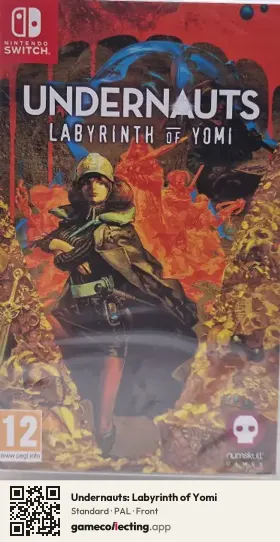 Undernauts: Labyrinth of Yomi Nintendo Switch, PAL box front