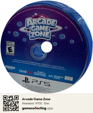 Arcade Game Zone PlayStation 5, NTSC disc