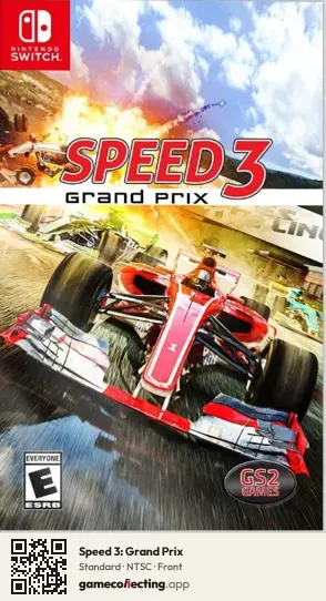 Speed 3: Grand Prix Nintendo Switch, NTSC box front