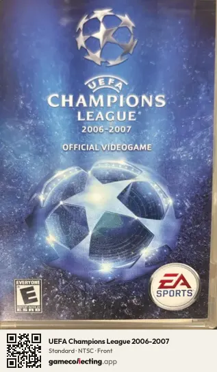 UEFA Champions League 2006-2007 PlayStation Portable, NTSC box front