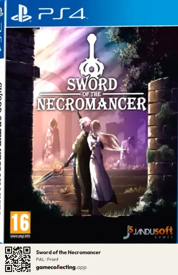 Sword of the Necromancer PlayStation 4, PAL box front