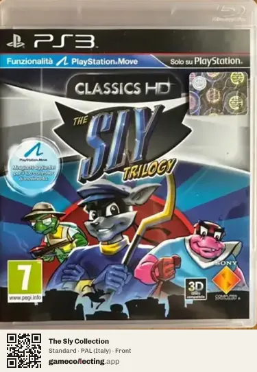 The Sly Collection PlayStation 3, Italy box front