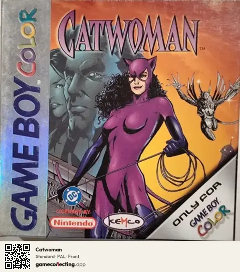 Catwoman Game Boy Color, PAL box front