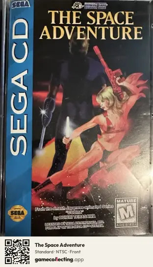 The Space Adventure Sega Mega-CD / Sega CD, NTSC box front