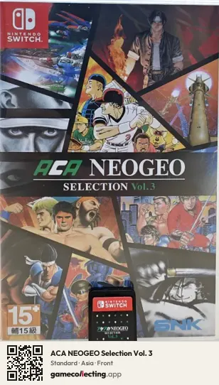 ACA NEOGEO Selection Vol. 3 Nintendo Switch, Asia box front