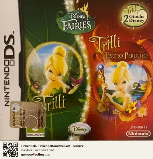 Tinker Bell / Tinker Bell and the Lost Treasure Nintendo DS, Italy box front