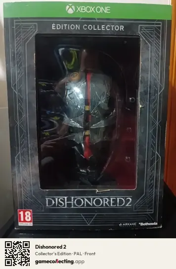 Dishonored 2 Xbox One, PAL box front