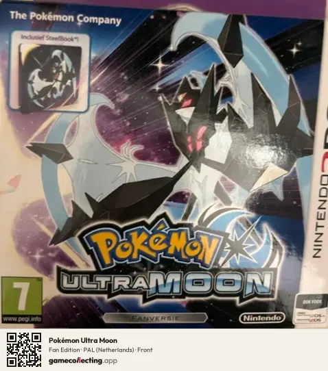 Pokémon Ultra Moon Nintendo 3DS, Netherlands box front