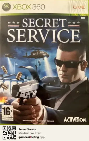 Secret Service Xbox 360, PAL box front