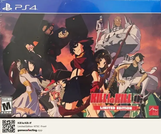 Kill la Kill: If PlayStation 4, NTSC box front