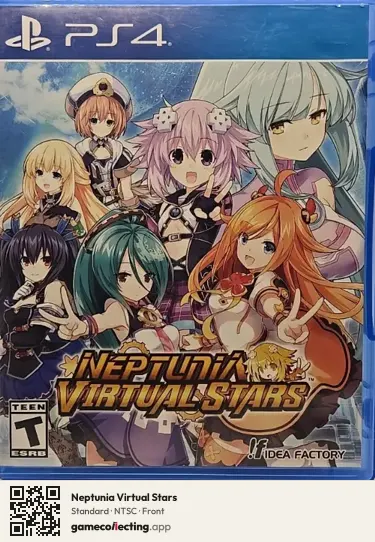 Neptunia Virtual Stars PlayStation 4, NTSC box front