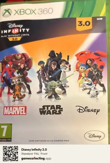 Disney Infinity 3.0 Xbox 360, PAL box front