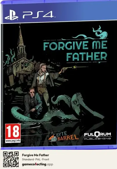 Forgive Me Father PlayStation 4, PAL box front