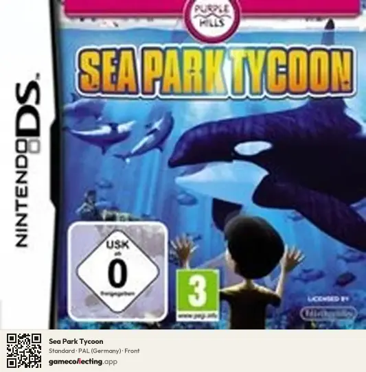 Sea Park Tycoon Nintendo DS, Germany box front