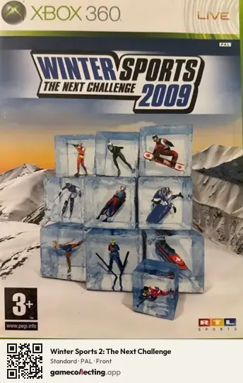 Winter Sports 2: The Next Challenge Xbox 360, PAL box front