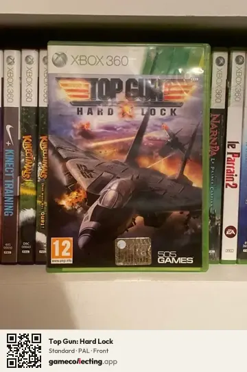 Top Gun: Hard Lock Xbox 360, PAL box front