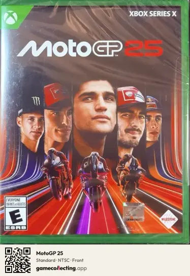 MotoGP 25 Xbox Series X, NTSC box front