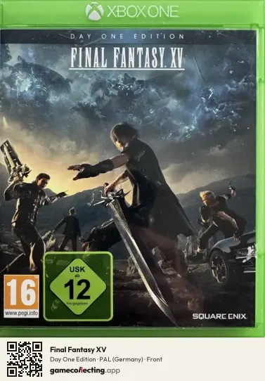 Final Fantasy XV Xbox One, Germany box front