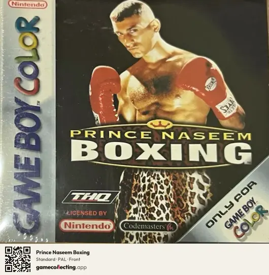 Prince Naseem Boxing Game Boy Color, PAL box front