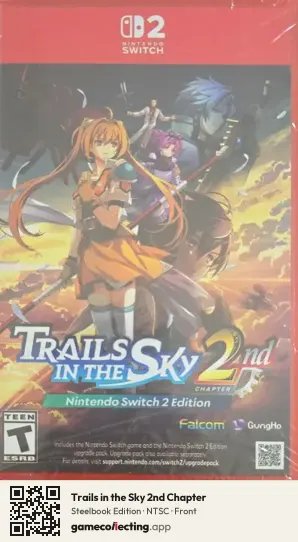 Trails in the Sky 2nd Chapter Nintendo Switch 2, NTSC box front