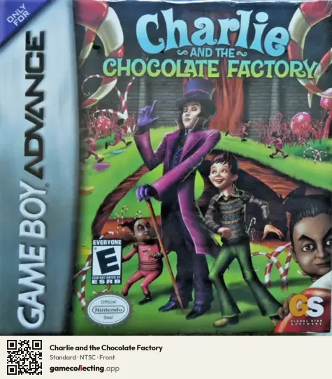 Charlie and the Chocolate Factory Game Boy Advance, NTSC box front