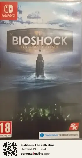 BioShock: The Collection Nintendo Switch, PAL box front