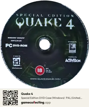 Quake 4 Computer, PAL disc