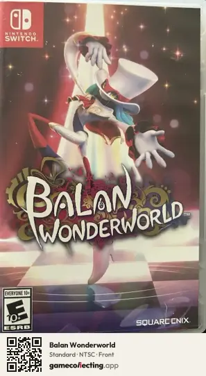 Balan Wonderworld Nintendo Switch, NTSC box front