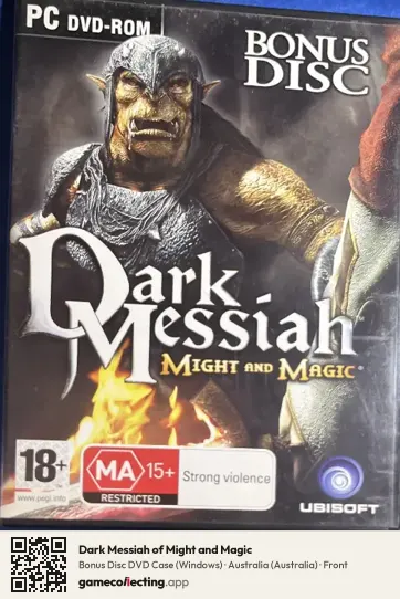 Dark Messiah of Might and Magic Computer, Australia box front