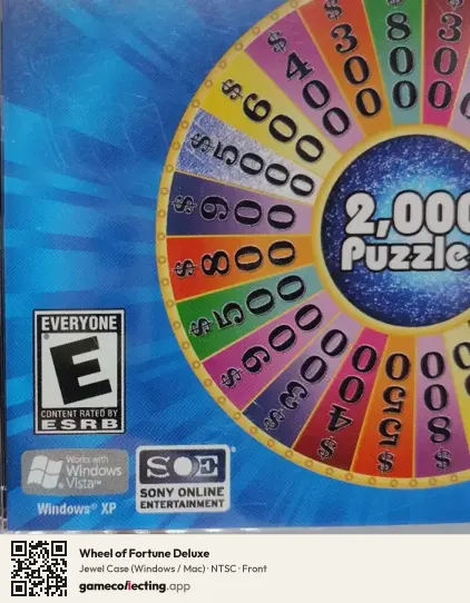 Wheel of Fortune Deluxe Computer, NTSC box front