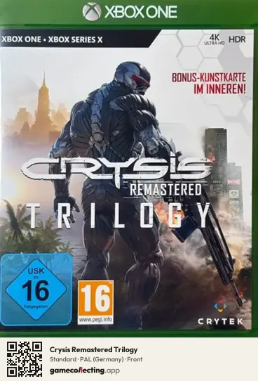 Crysis Remastered Trilogy Xbox One, Germany box front