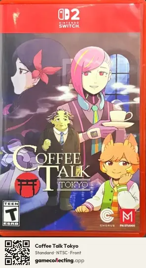 Coffee Talk Tokyo Nintendo Switch 2, NTSC box front