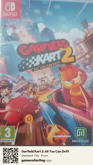 Garfield Kart 2: All You Can Drift Nintendo Switch, PAL box front