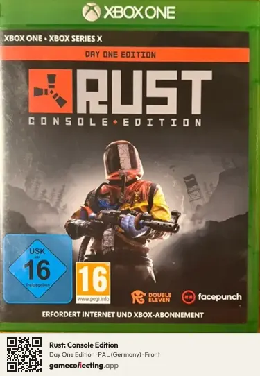 Rust: Console Edition Xbox One, Germany box front