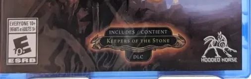 Against the Storm, the ESRB box on its front
