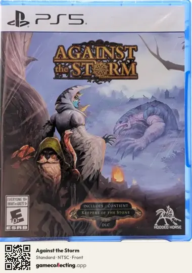 Against the Storm PlayStation 5, NTSC box front