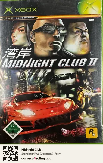 Midnight Club II Xbox, Germany box front