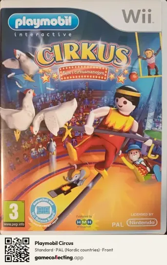Playmobil Circus Nintendo Wii, Nordic countries box front