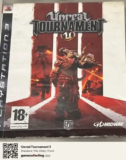 Unreal Tournament 3 PlayStation 3, Italy box front