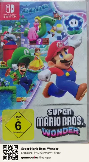 Super Mario Bros. Wonder Nintendo Switch, Germany box front